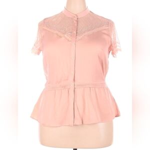 Pretty Pink Lace Women's Top